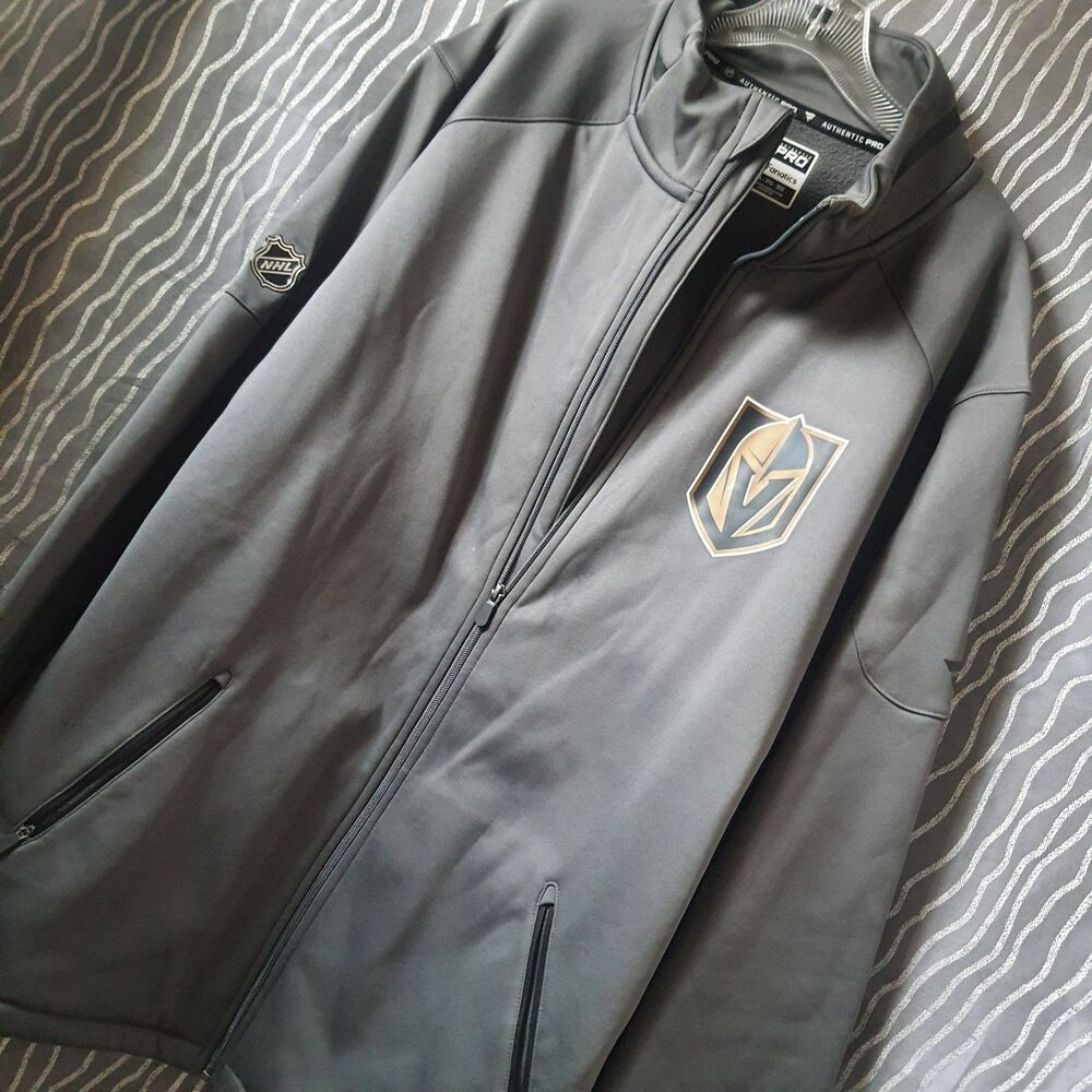 Fanatics Las Vegas Golden Knights ZipUp Jacket Mens 3XL Authentic Pro NHL Hockey